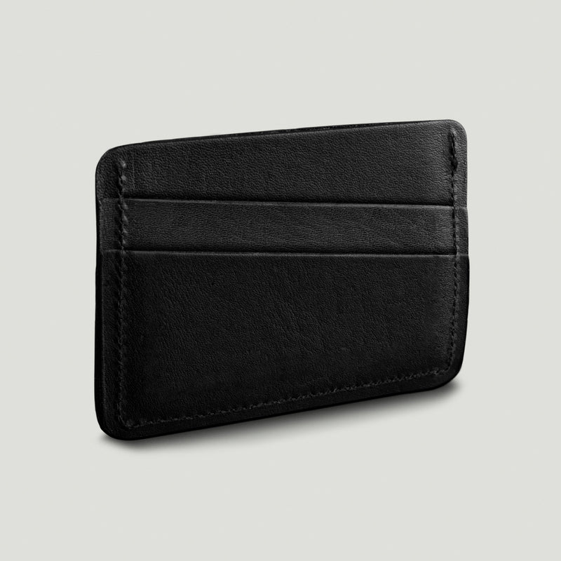 Wolf Card Holder No.1 - Black - Wolf Leather Goods